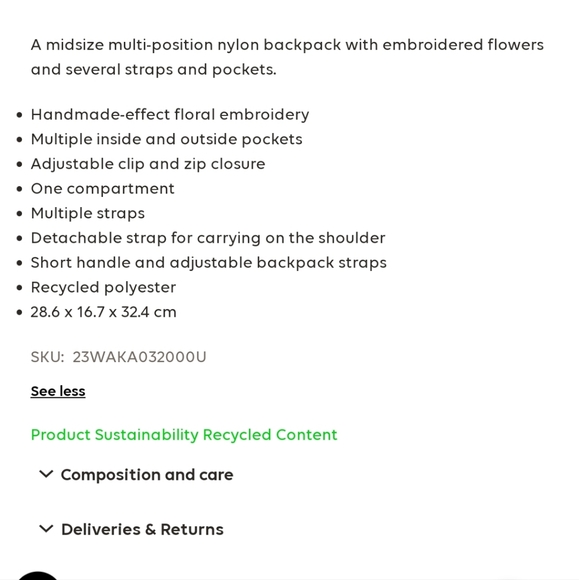 Desigual Mini Convertable Backpack - Picture 7 of 10